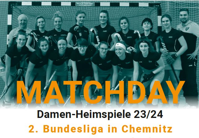 2. Bundesliga Damen Heimspiele (Hallensaison)