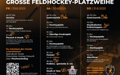Große Feldhockey-Platzeinweihung in Chemnitz – ein Fest für alle Generationen