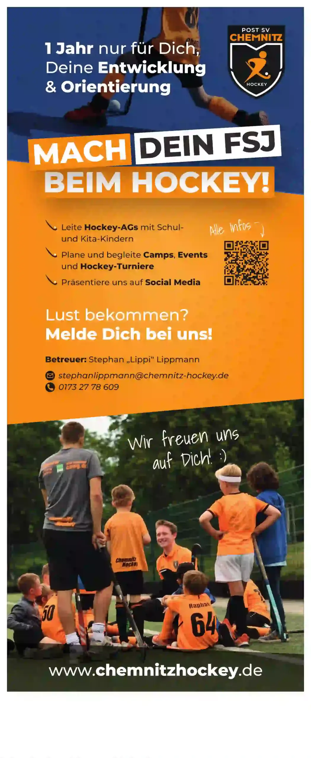 Leite Hockey-AGs mit Schul- und Kita-Kindern Leite Hockey-AGs mit Schul-<br />
und Kita-Kindern